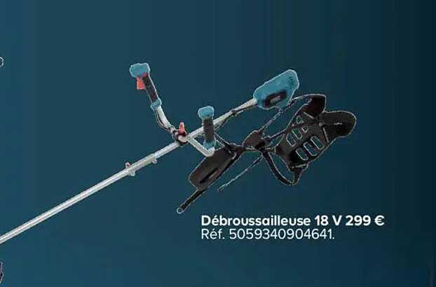 Débroussailleuse 18 V 299 €