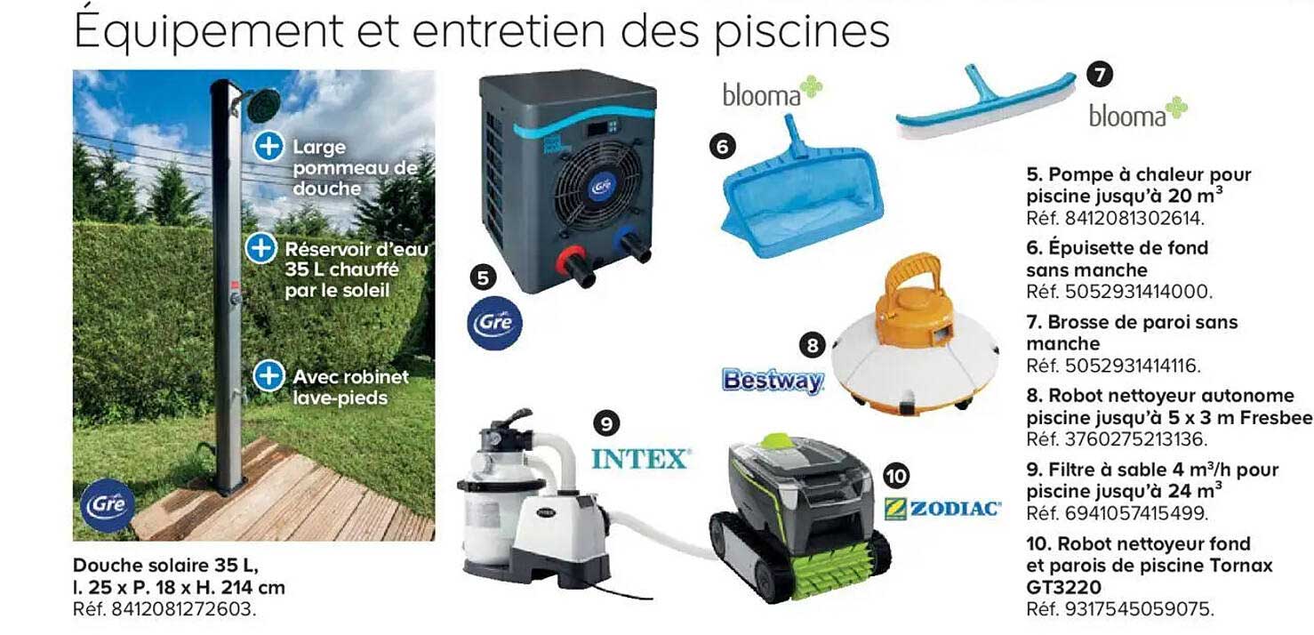 Douche solaire 35 L