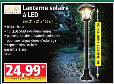 Lanterne solaire à LED
