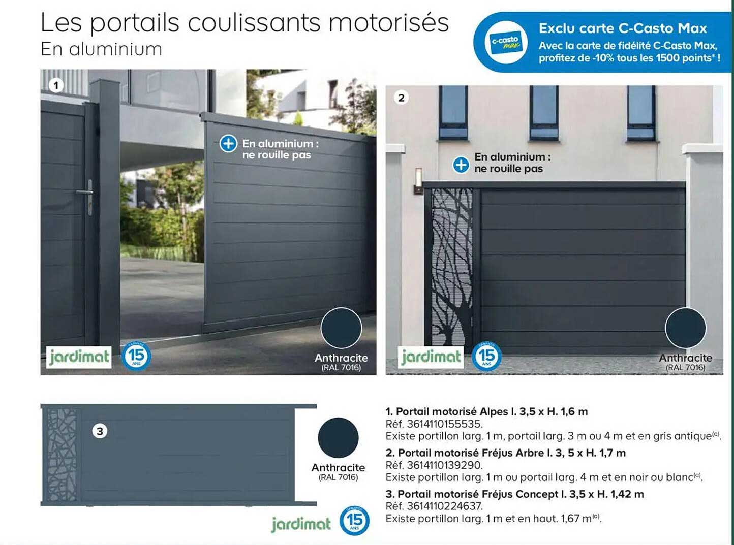 Les portails coulissants motorisés
