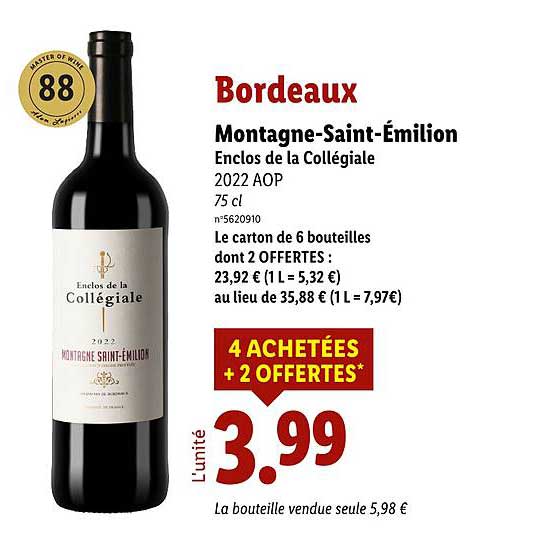 Montagne-Saint-Émilion Enclos de la Collégiale 2022 AOP