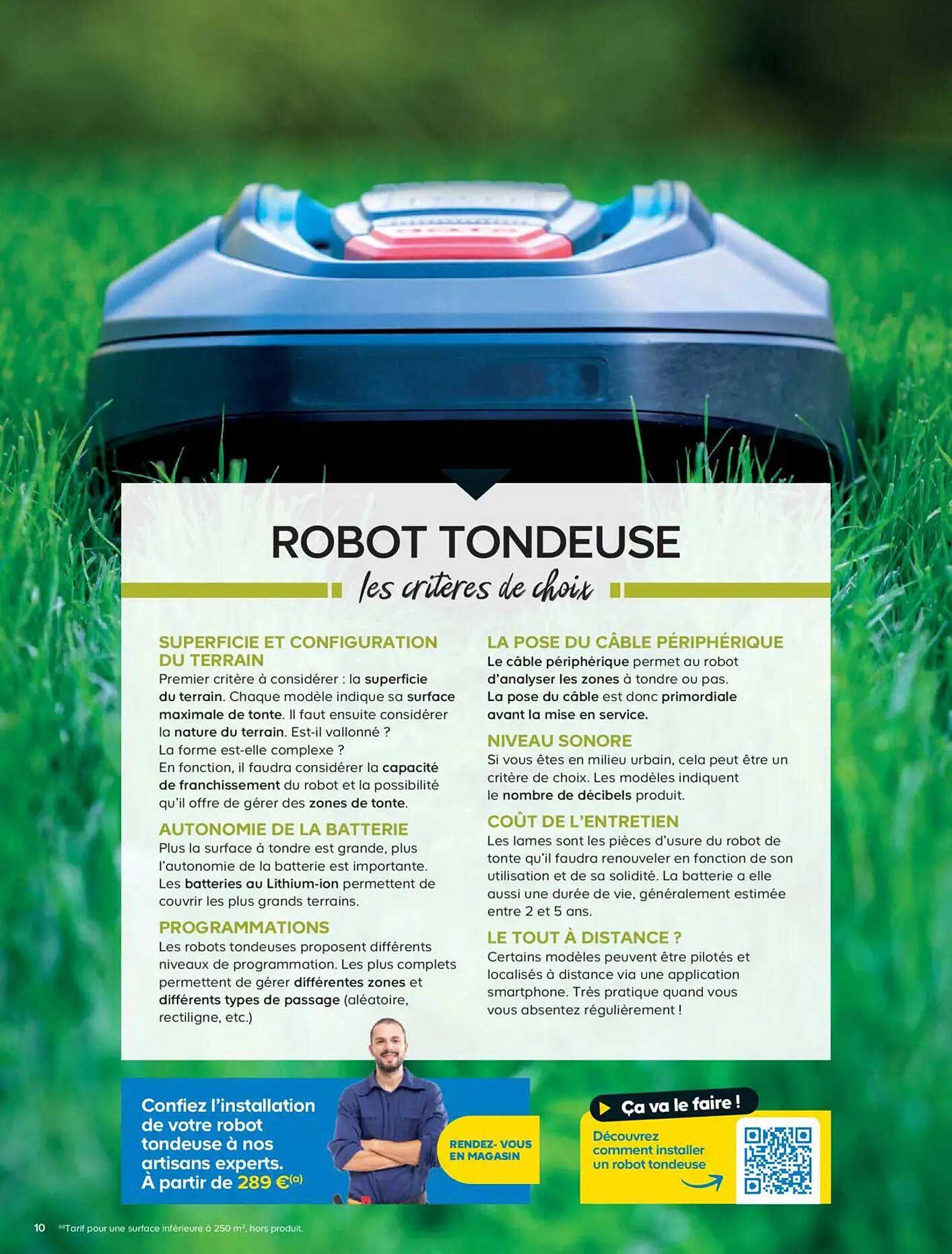 ROBOT TONDEUSE