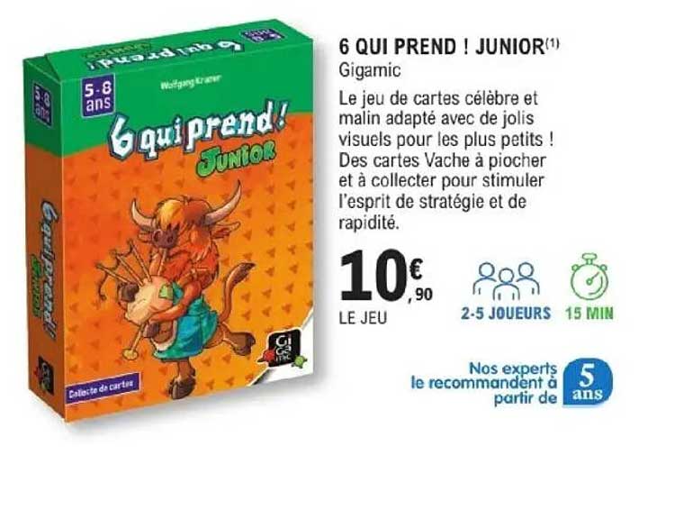 6 QUI PREND ! JUNIOR