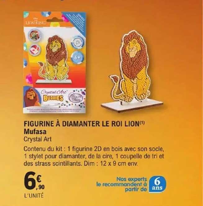 FIGURINE À DIAMANTER LE ROI LION Mufasa