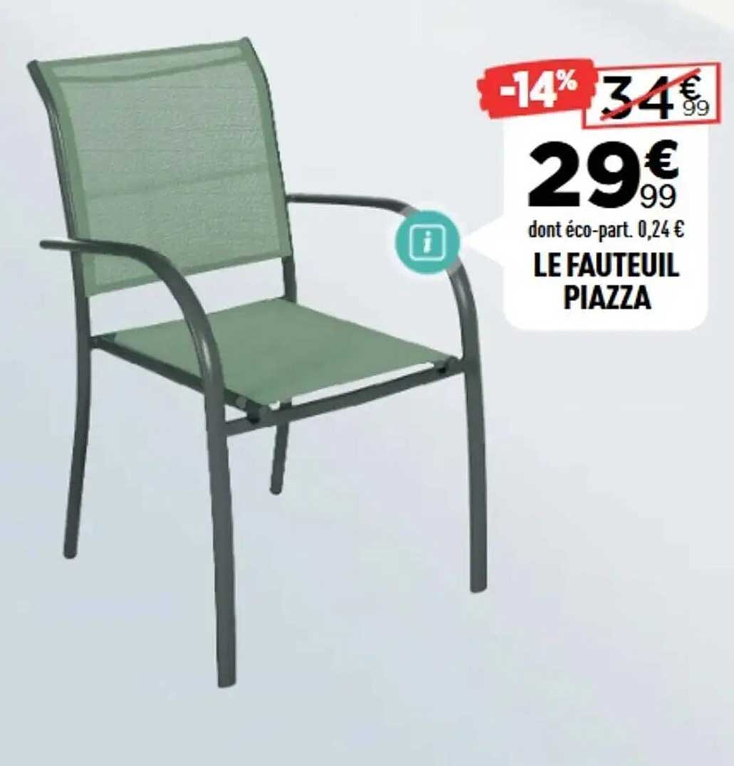 LE FAUTEUIL PIAZZA