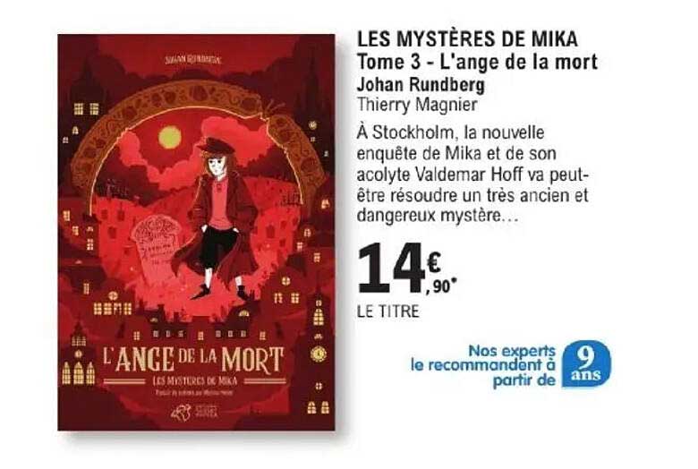 LES MYSTÈRES DE MIKA Tome 3 - L'ange de la mort