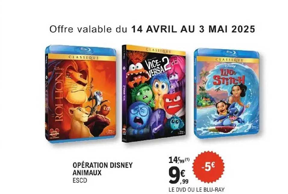 OPÉRATION DISNEY ANIMAUX