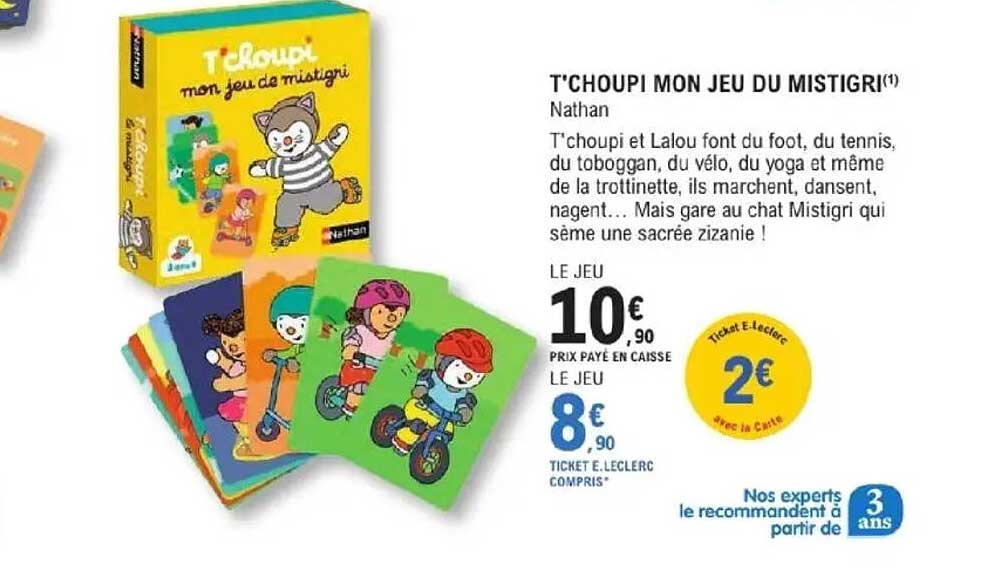 T'choupi Mon Jeu de Mistigri