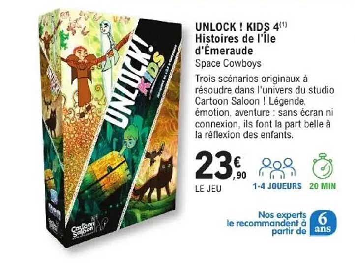 UNLOCK ! KIDS Histoires de l'île d'Émeraude