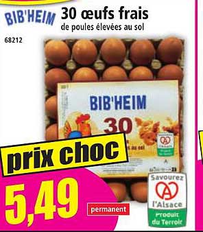 30 œufs frais de poules élevées au sol