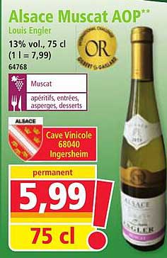 Alsace Muscat AOP*