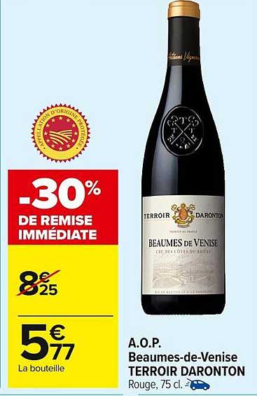 A.O.P. Beaumes-de-Venise TERROIR DARONTON