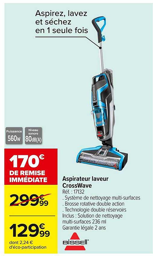 Aspirateur laveur CrossWave