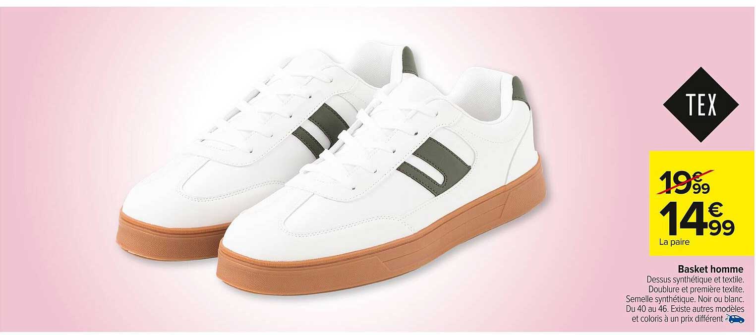 Basket homme