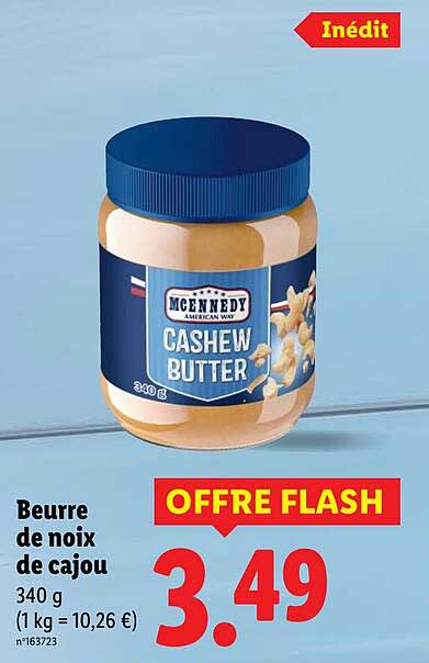 Beurre de noix de cajou