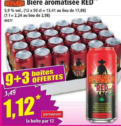 Bière aromatisée RED™