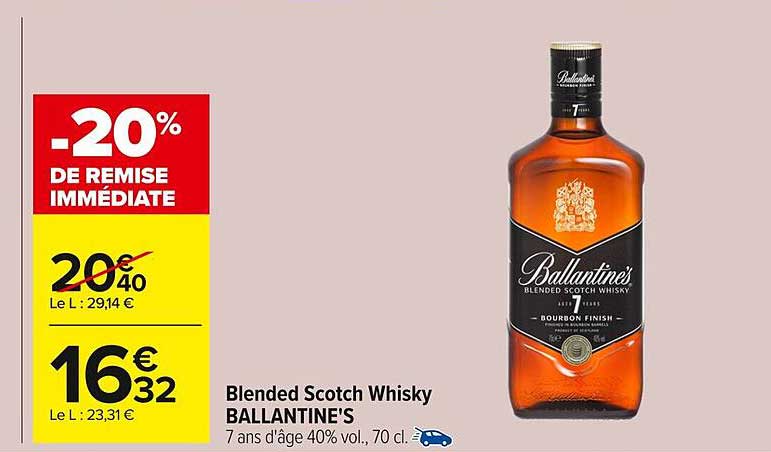 Blended Scotch Whisky BALLANTINE'S
