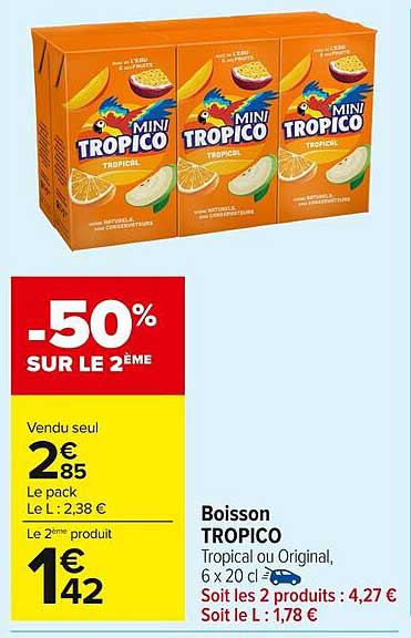 Boisson TROPICO
