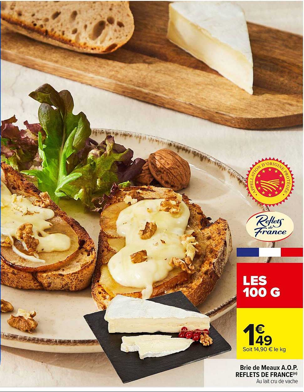 Brie de Meaux A.O.P. REFLETS DE FRANCE
