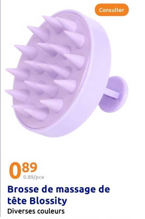 Brosse de massage de tête Blossity