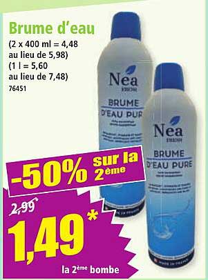 Brume d'eau