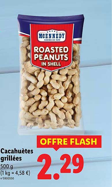 Cacahuètes grillées 500 g
