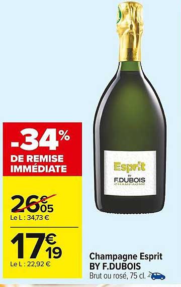 Champagne Esprit BY F.DUBOIS