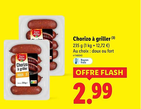 Chorizo à griller