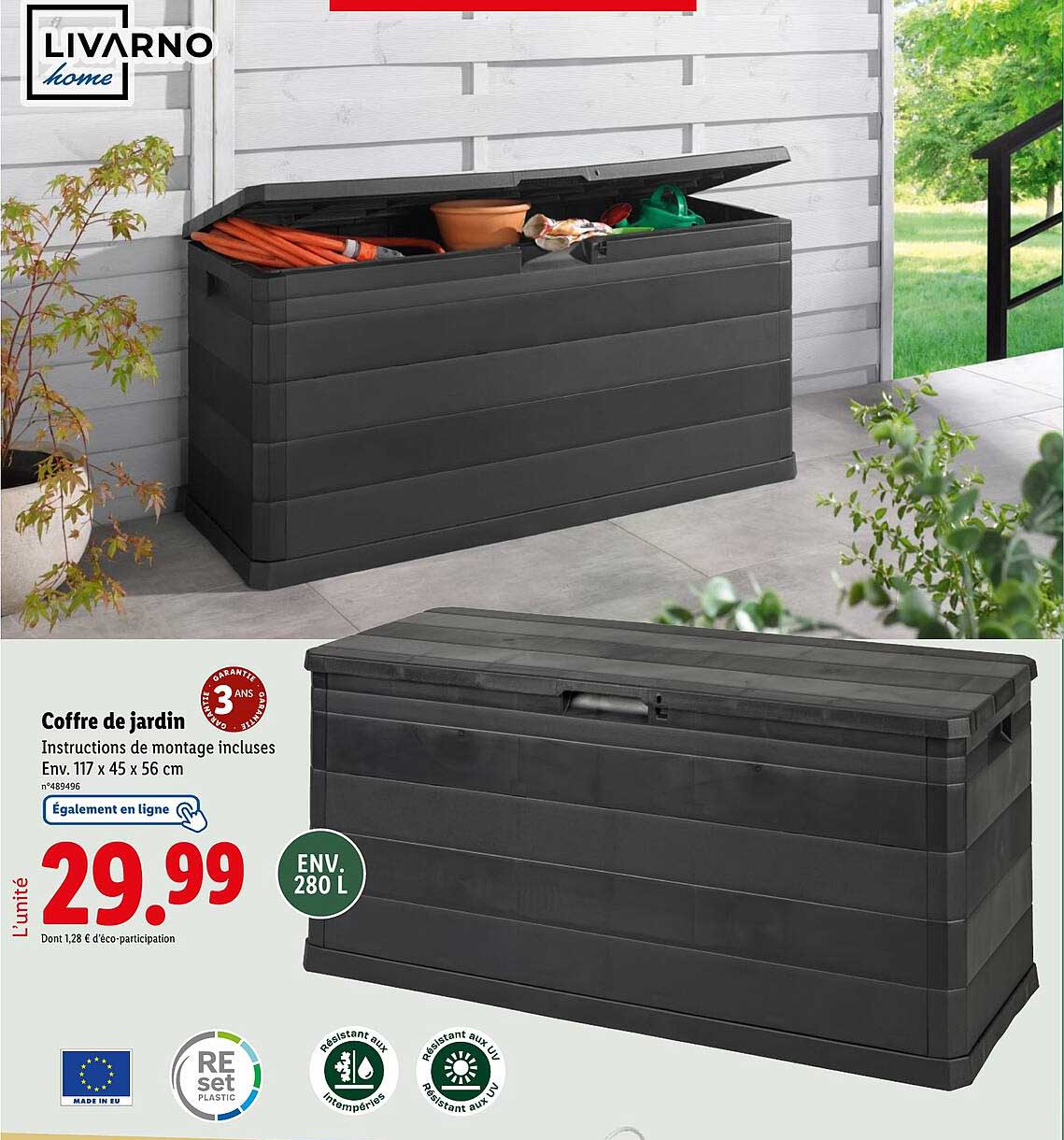 Coffre de jardin