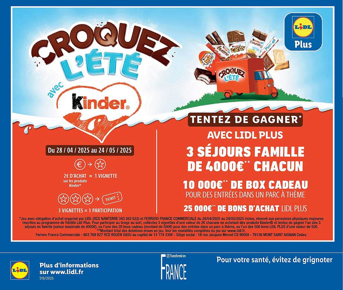 CROQUEZ L'ÉTÉ avec Kinder