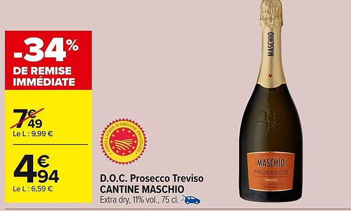 D.O.C. Prosecco Treviso CANTINE MASCHIO