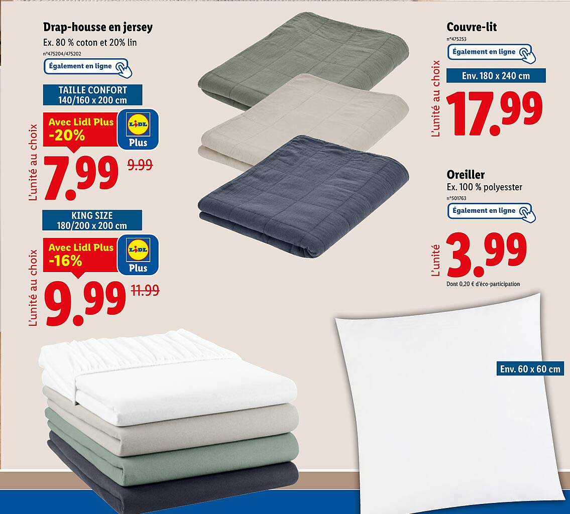 Drap-housse en jersey
