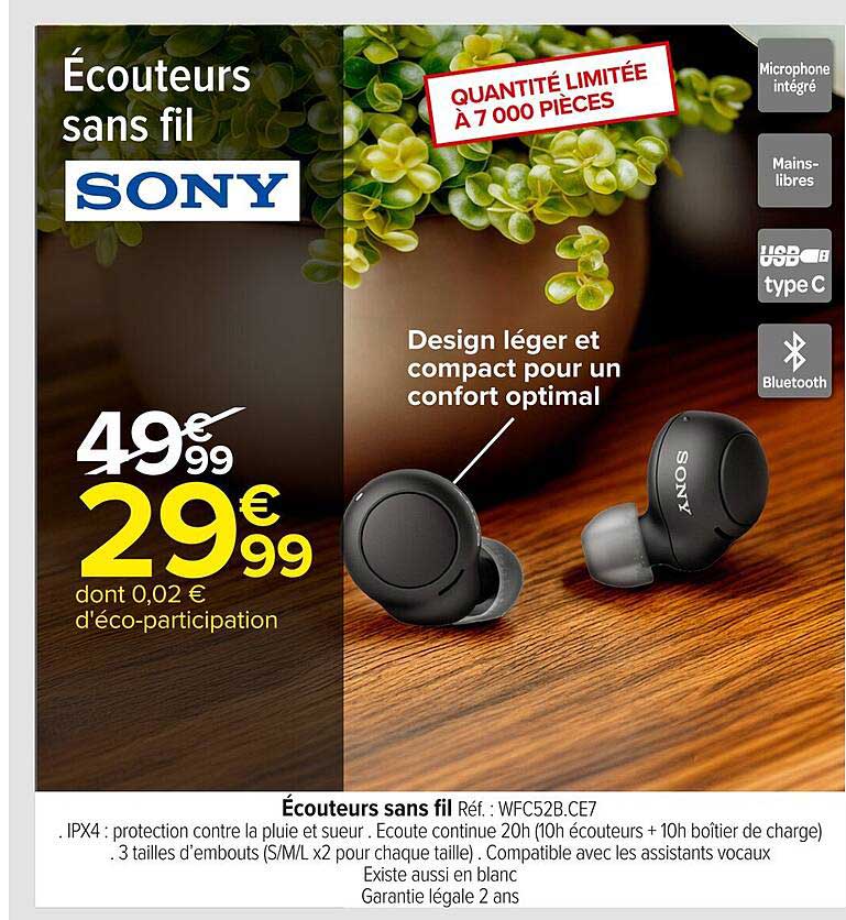 Écouteurs sans fil