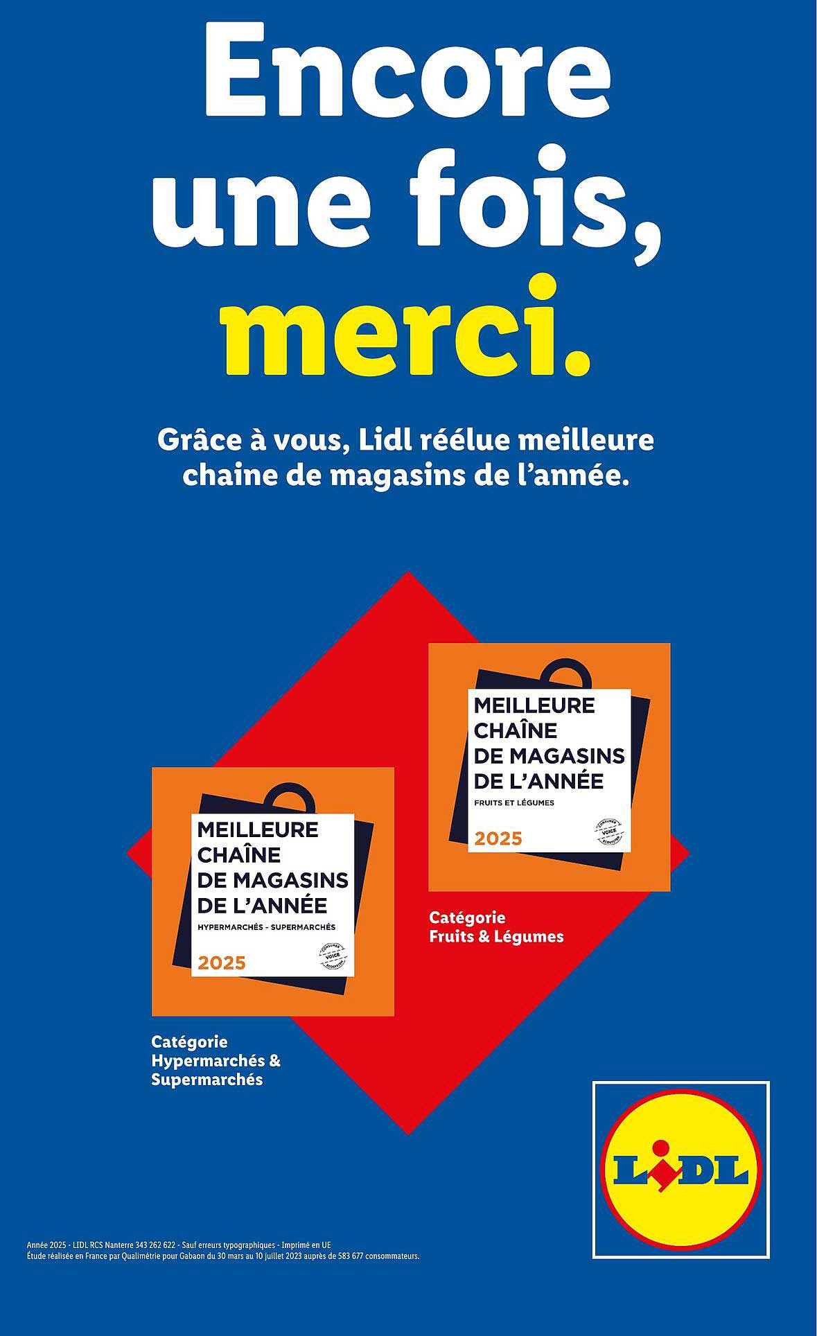 Encore une fois, merci.