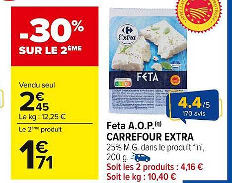 Feta A.O.P. Carrefour Extra
