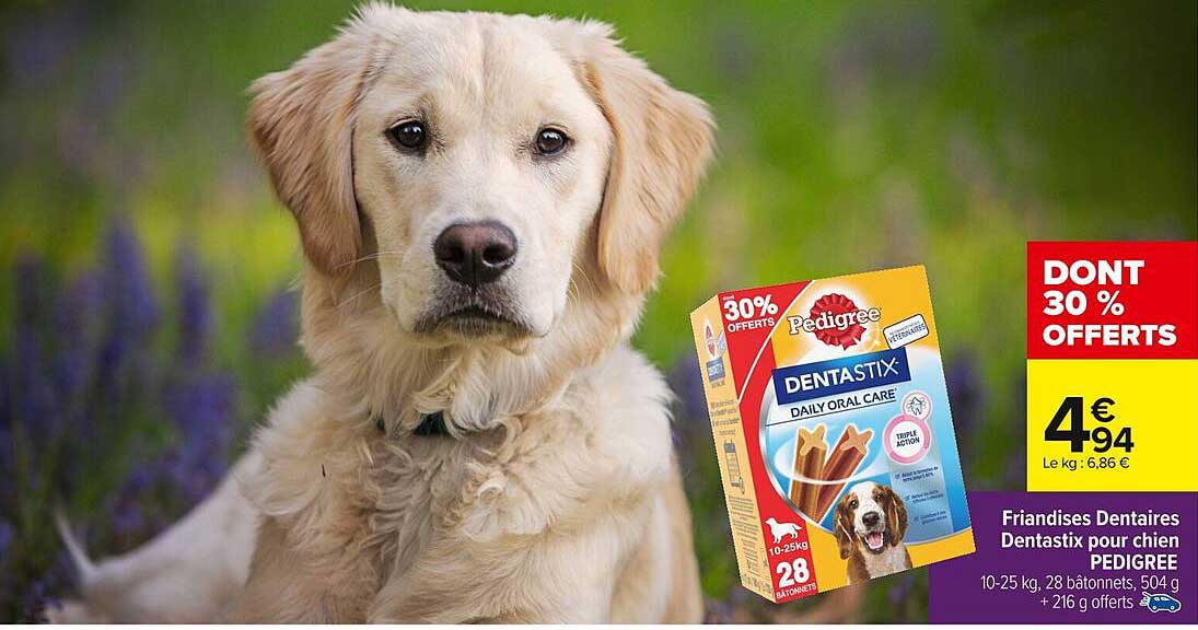 Friandises Dentaires Dentastix pour chien PEDIGREE