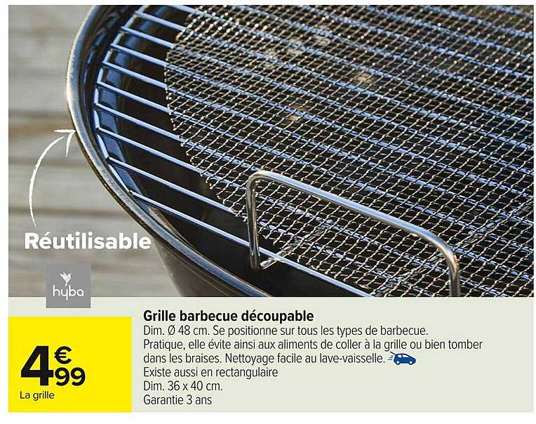 Grille barbecue découpage