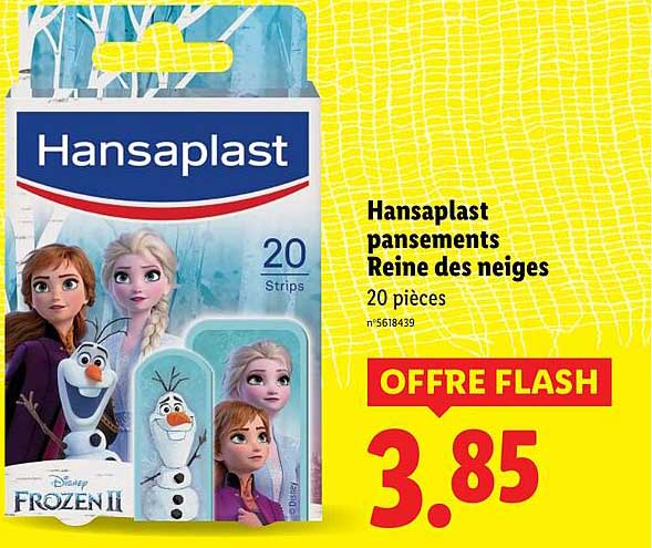 Hansaplast pansements Reine des neiges
