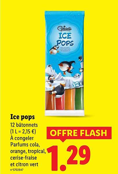 Ice pops