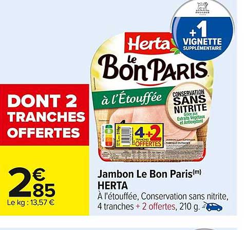 Jambon Le Bon Paris(m) HERTA