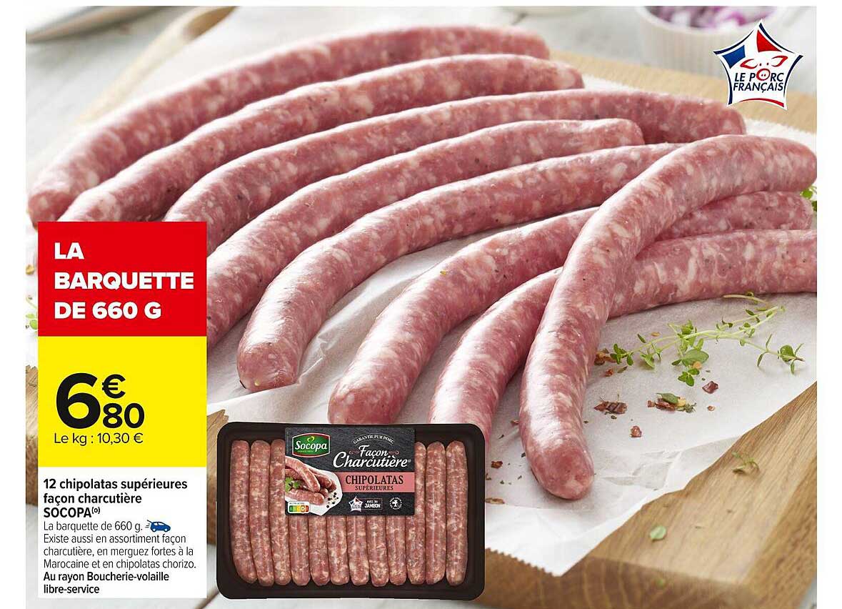 LA BARQUETTE DE 660 G