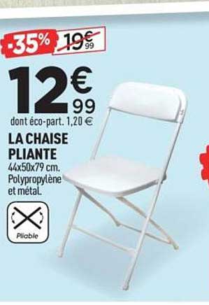 LA CHAISE PLIANTE