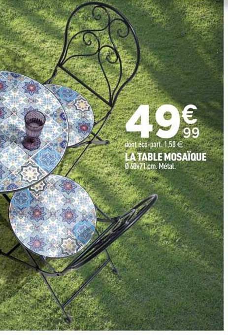 LA TABLE MOSAÏQUE
