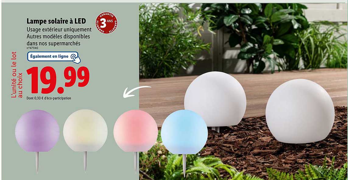 Lampe solaire à LED