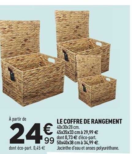 LE COFFRE DE RANGEMENT