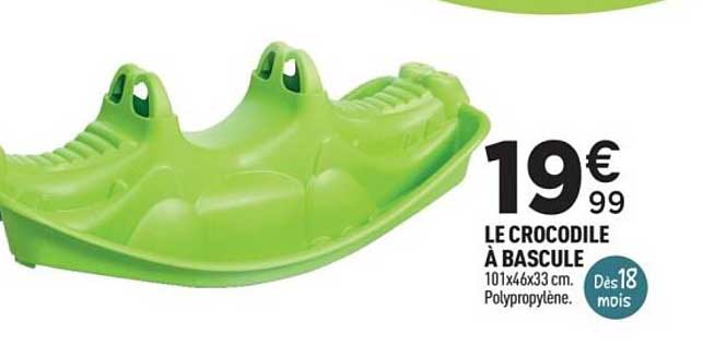 LE CROCODILE À BASCULE