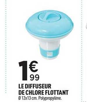 LE DIFFUSEUR DE CHLORE FLOTTANT