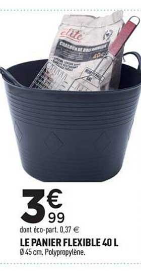 LE PANIER FLEXIBLE 40 L