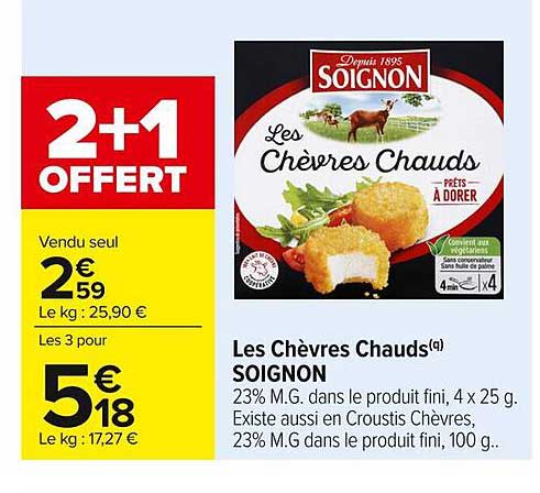 Les Chèvres Chauds Soignon