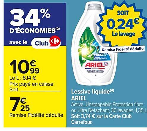 Lessive liquide ARIEL